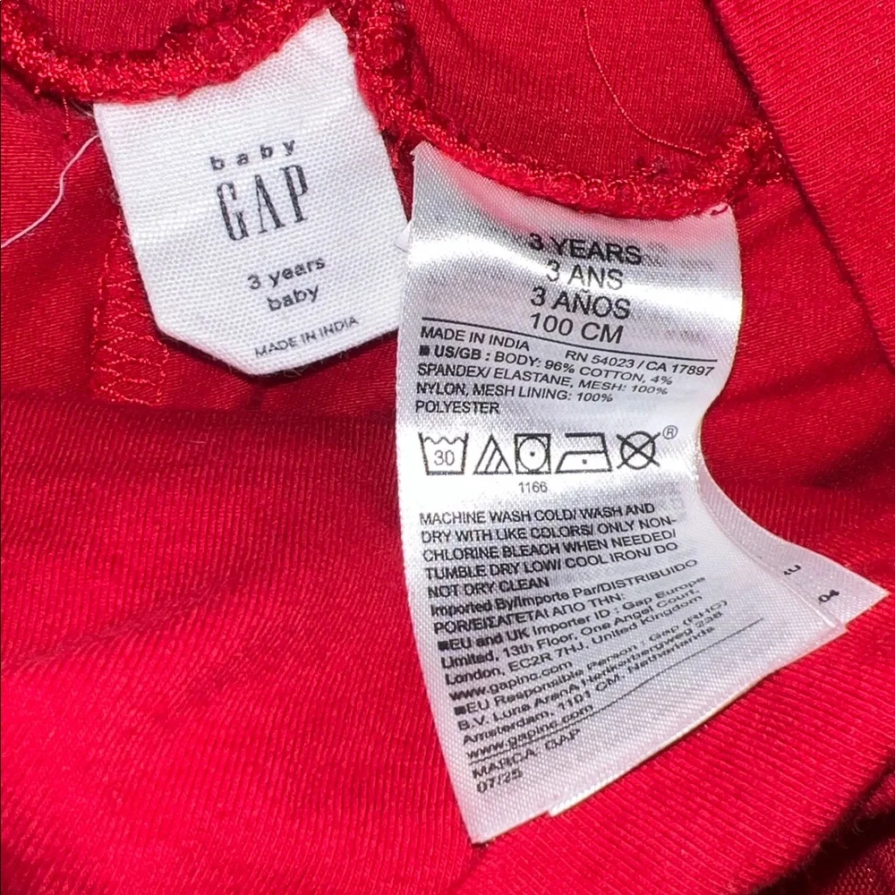 GAP set Red girls Sweatshirt size 3 years